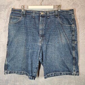 Wrangler Jean Cargo Shorts Mens 44 Carpenter denim work hiking gorpcore outdoor